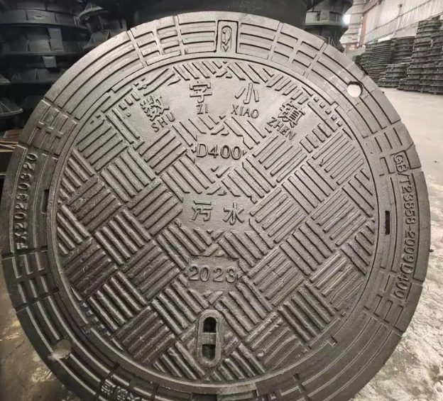 陆河球墨铸铁防沉降井盖展示